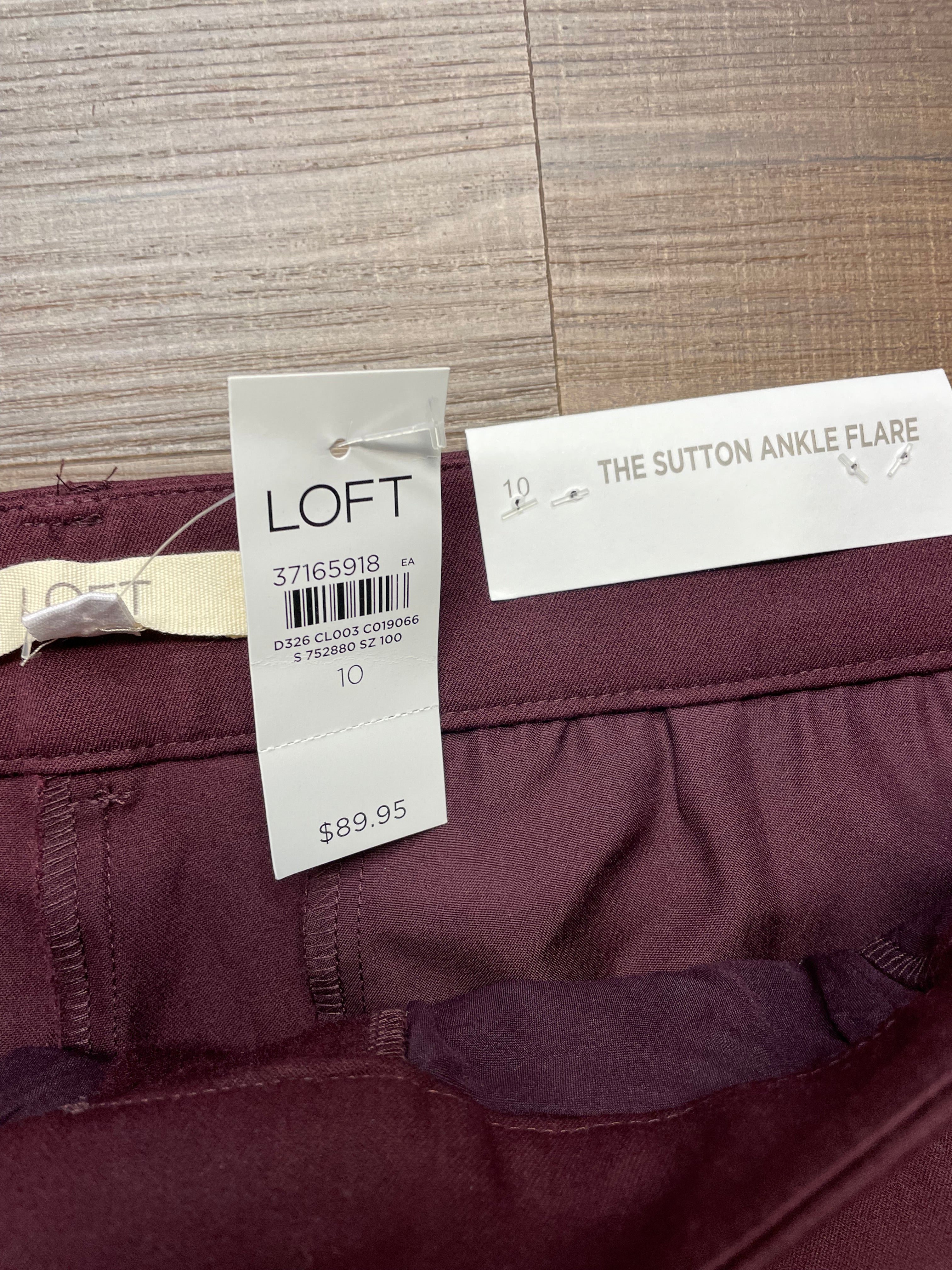 Loft the Sutton Ankle Flare Women's Pants (10)