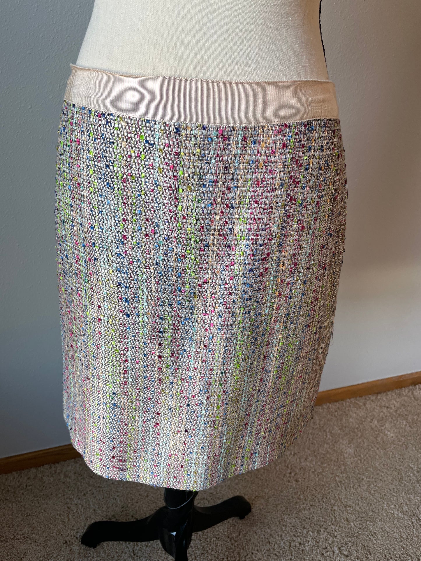 Willi Smith Confetti Tweed Skirt (6)