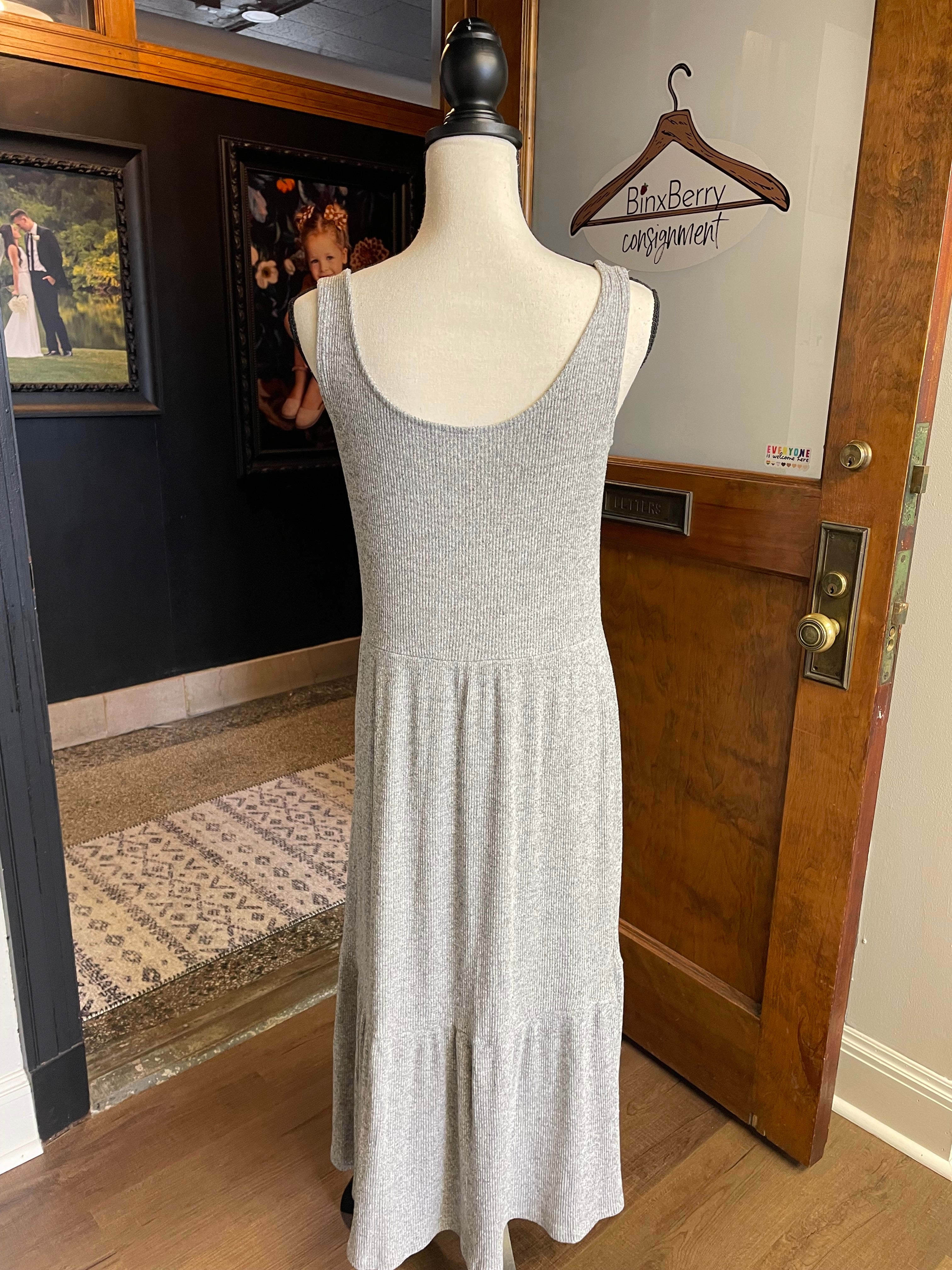 Daily Ritual Ribbed Knit Dress (S)