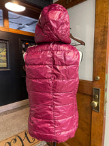 Tangerine Puffer Vest (L)
