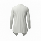 J. Jill Love Linen White Open Front Cardigan (M) - BinxBerry Consignment