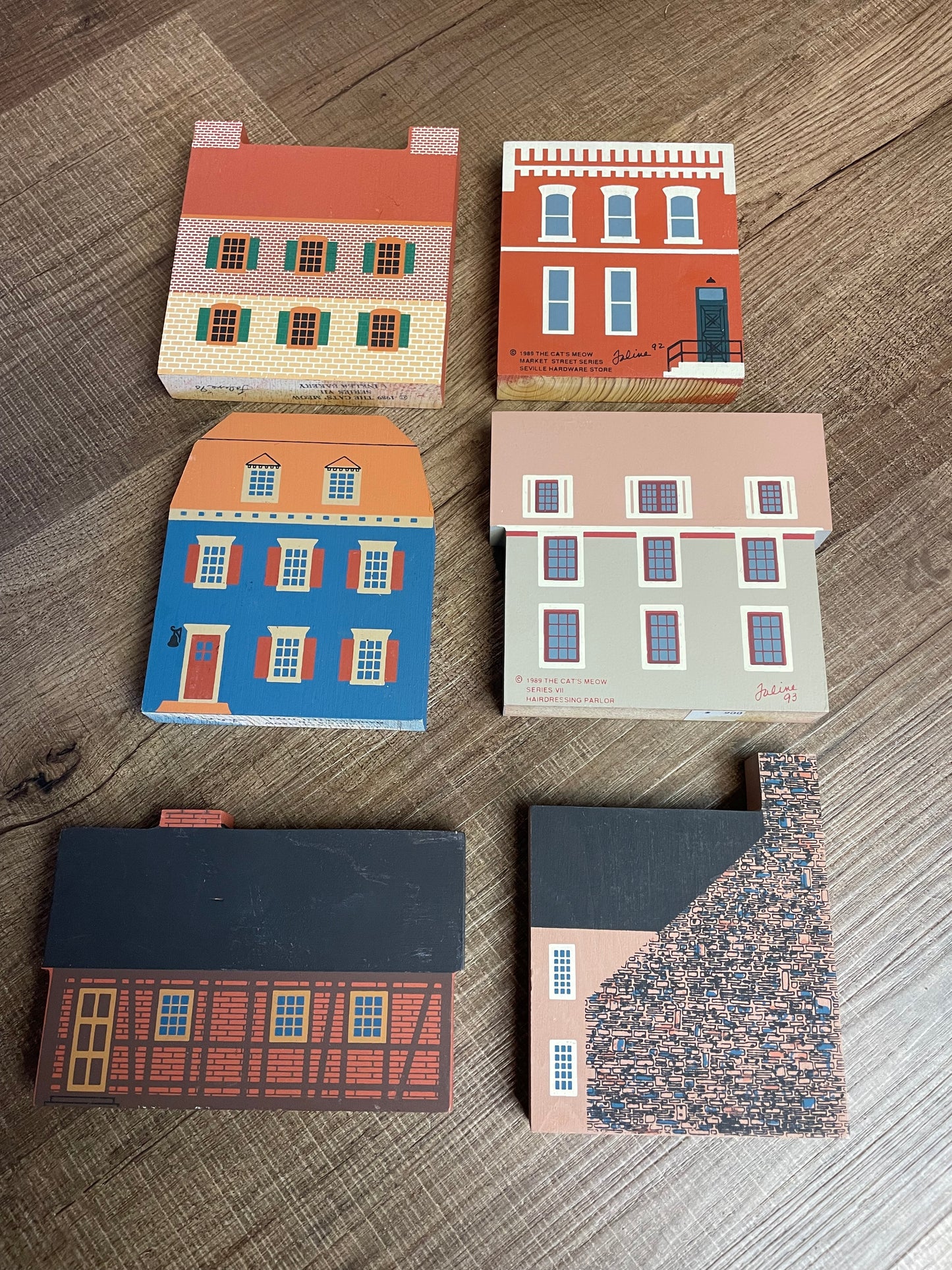 The Cat's Meow Village Series 7 (Lot of 6)