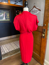 Express Blouse Top Red Dress (L)