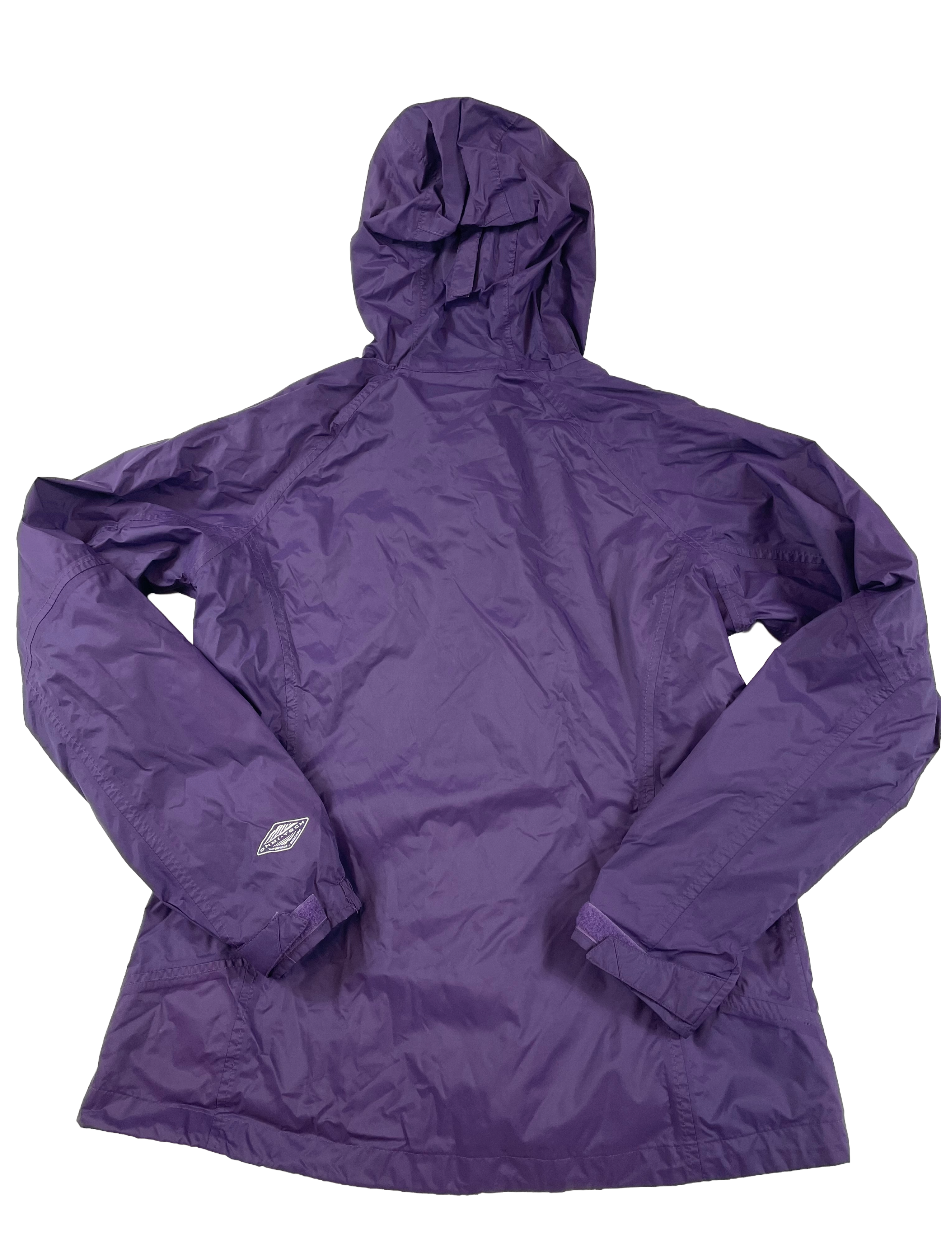 Columbia Women's Eggplant Hooded Rain Jacket (L) - BinxBerry Consignment