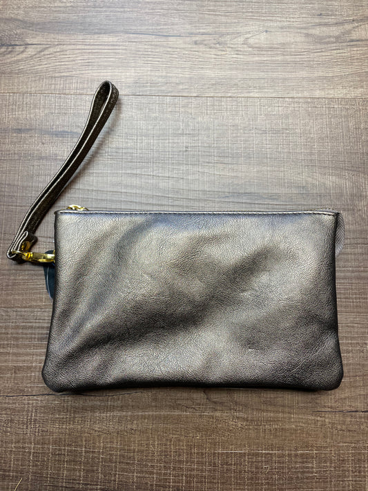 Dark Silver Clutch with Wallet