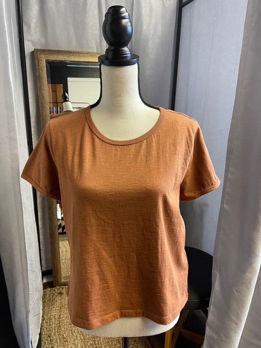 J Crew Organic Slub Tee (L)