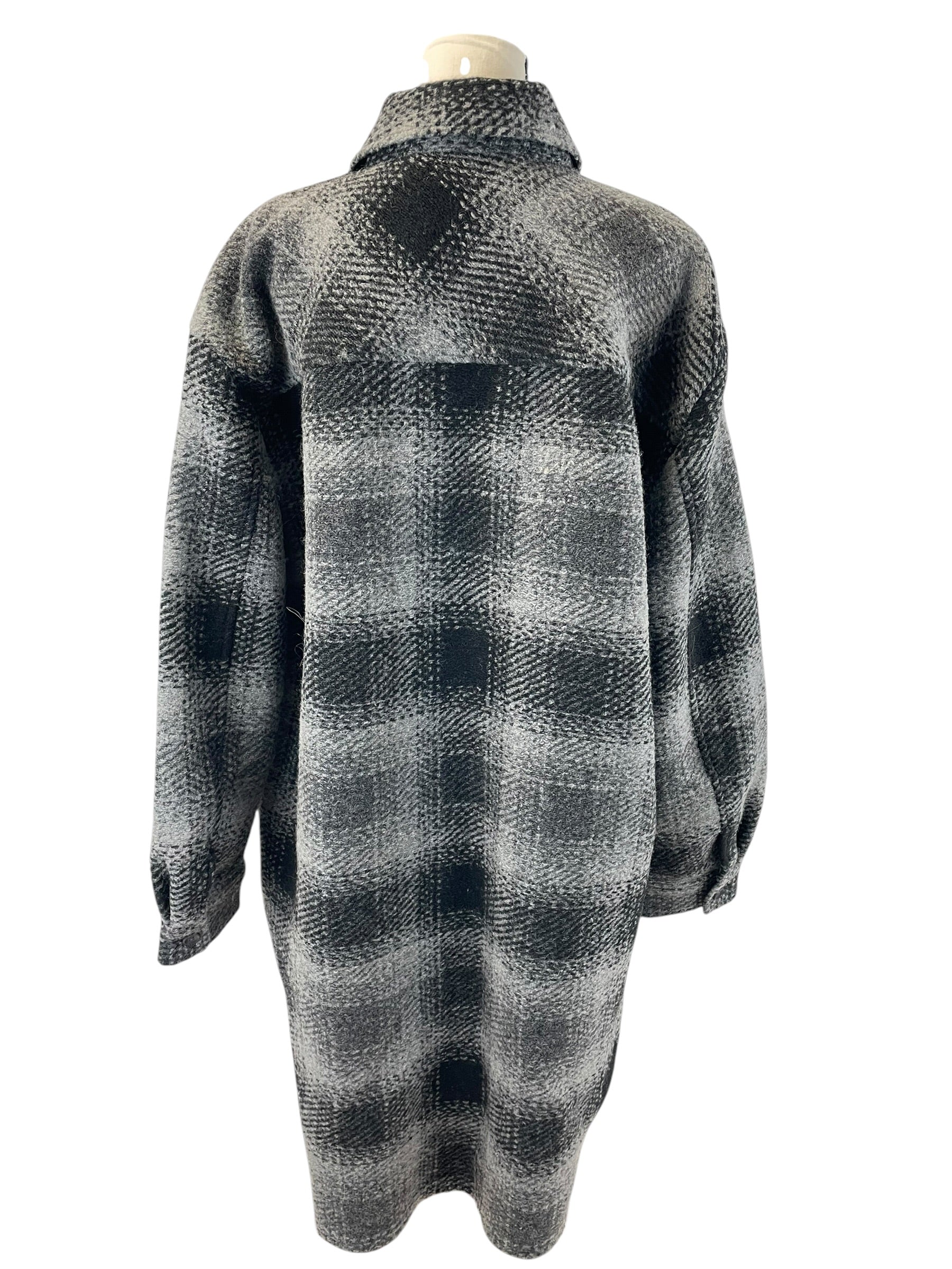 Old Navy Wool Blend Plaid Jacket (XL Tall) - BinxBerry Consignment
