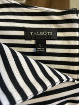 Talbots Striped Sleeveless Top (L)