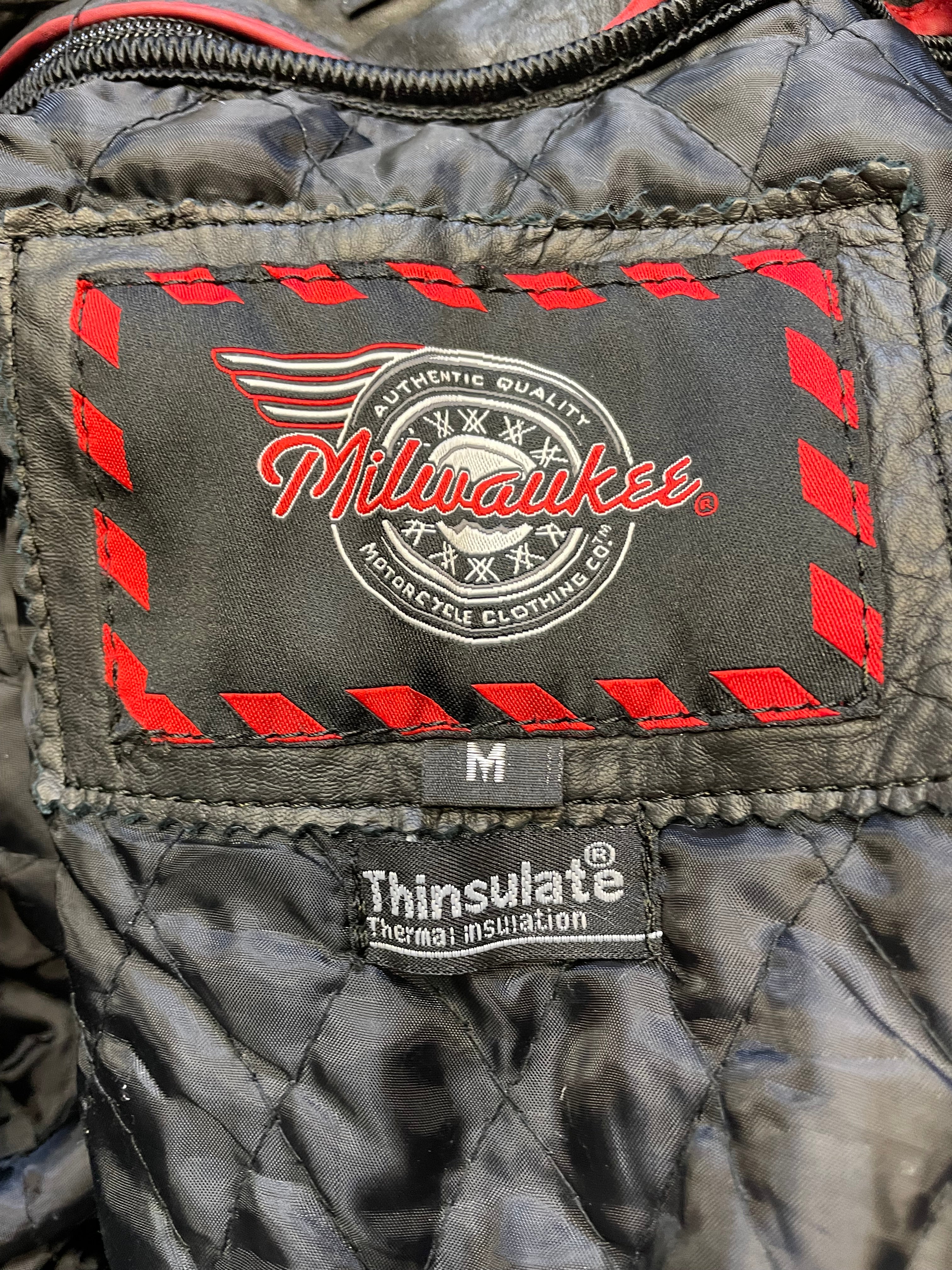 Milwaukee Women's Leather Motorcycle Jacket (M)