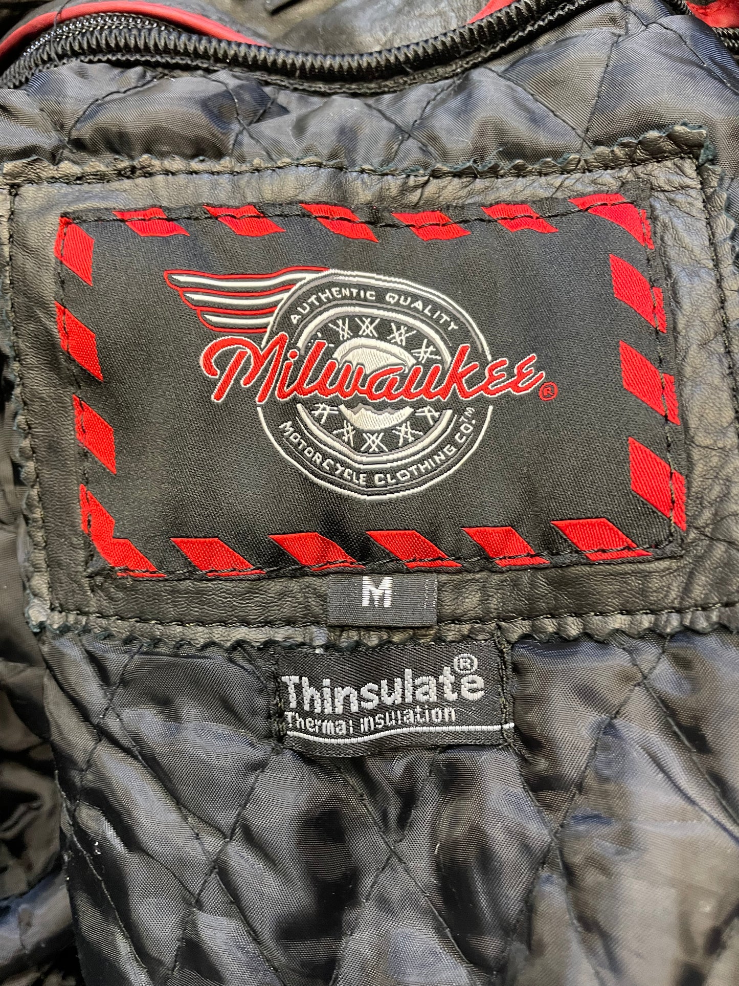 Milwaukee Women's Leather Motorcycle Jacket (M)