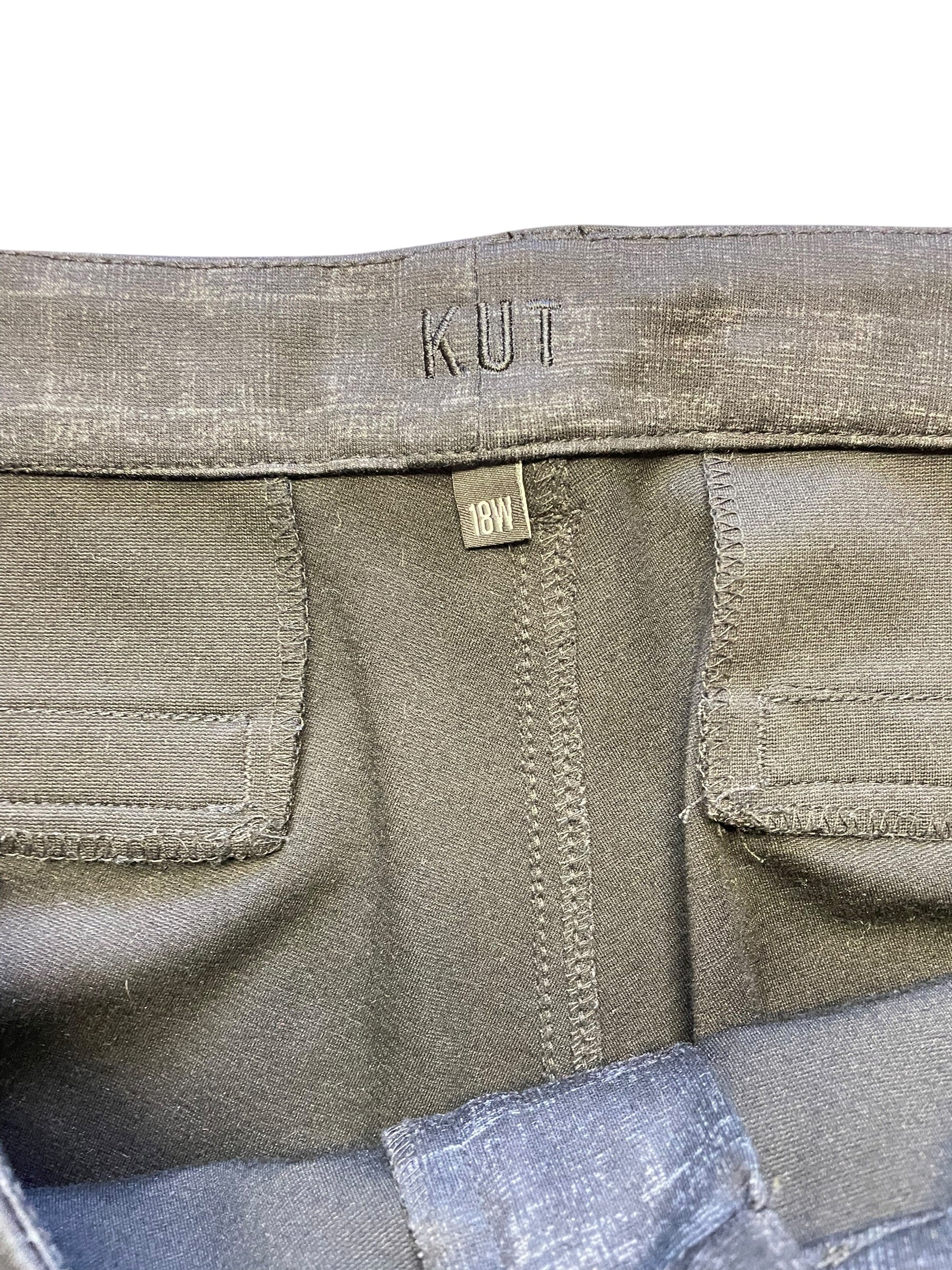 KUT from the Kloth Trouser Bootcut Black (18W)