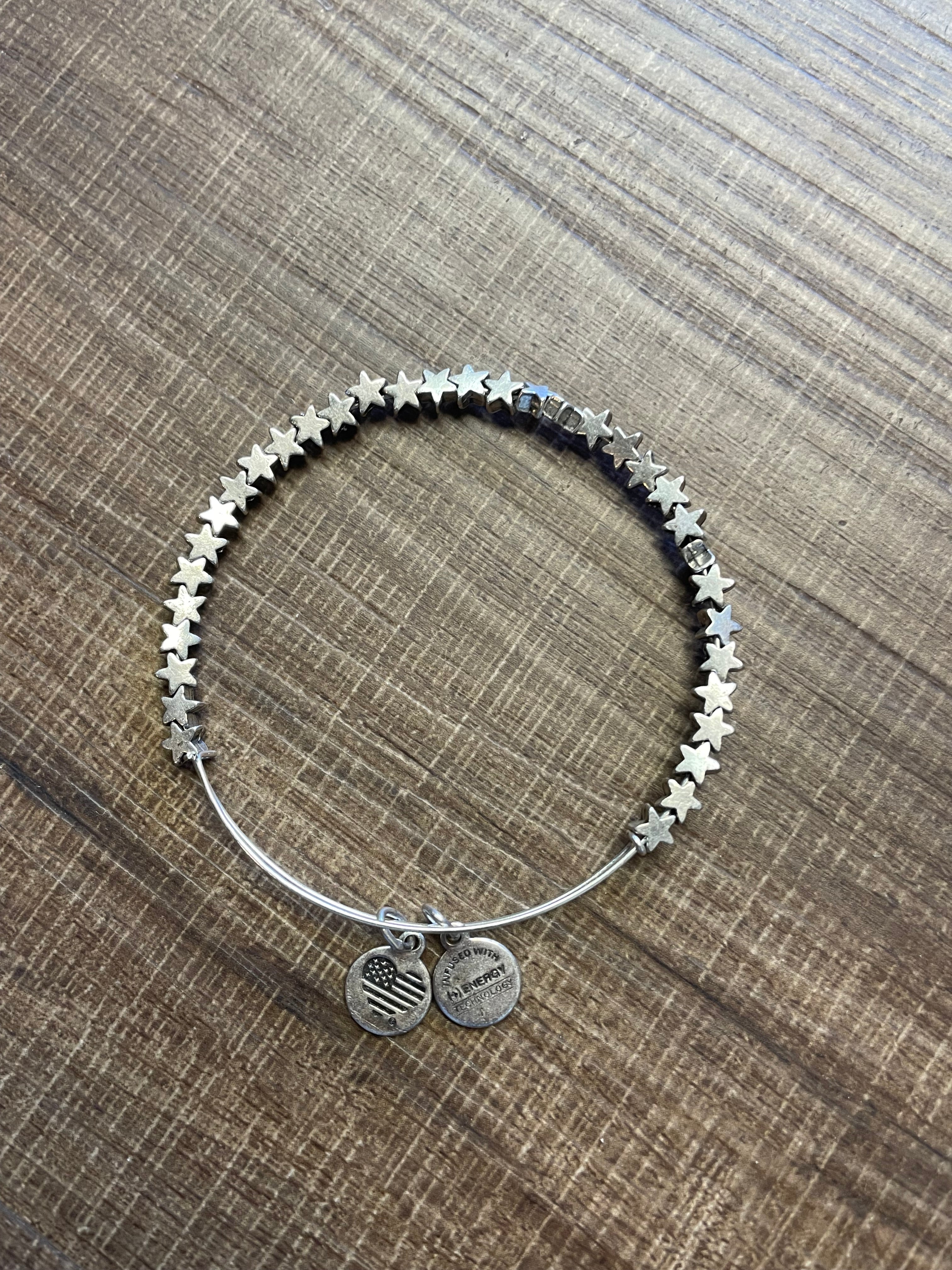 Alex and Ani Star Beaded Bangle Bracelet - BinxBerry Consignment