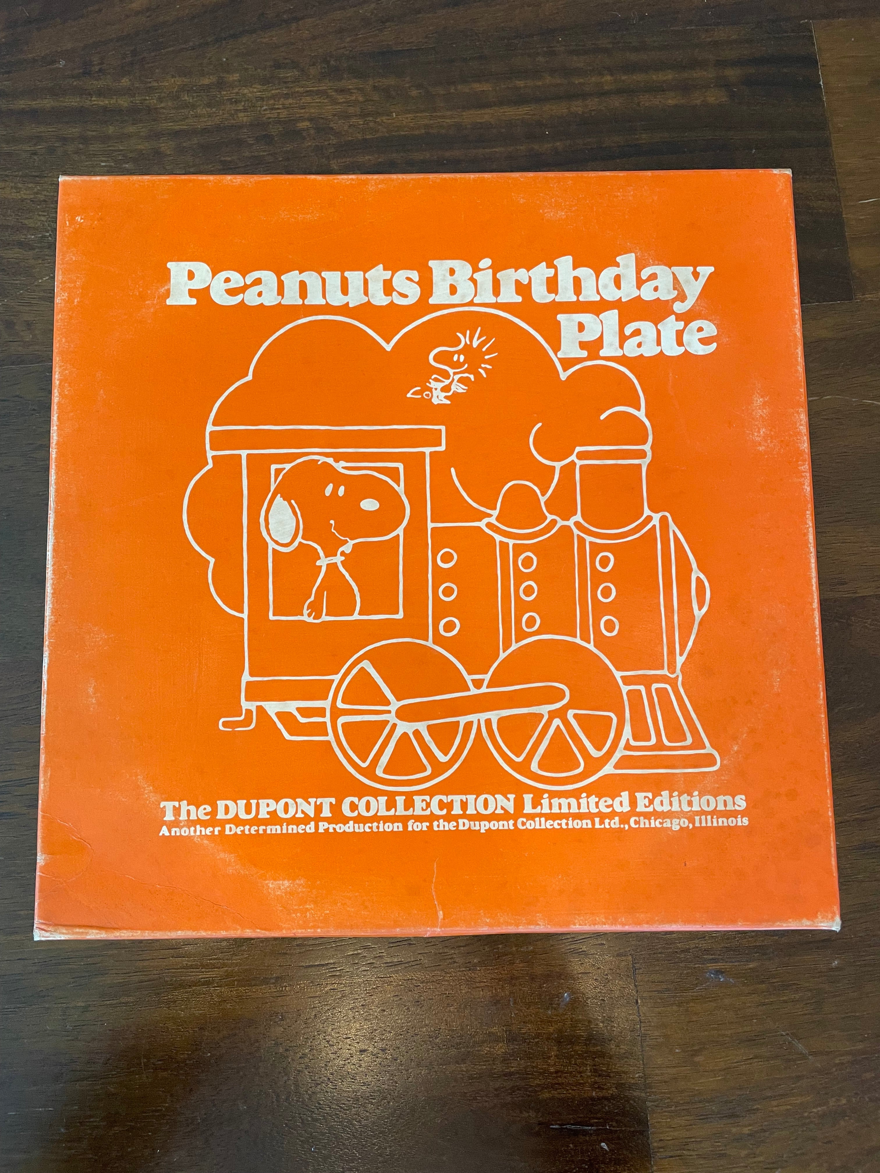 Peanuts Birthday 9" Collectible Plate