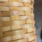 Longaberger Tall Tissue Basket with Orchard Park Plaid Liner