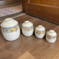 Mikasa Garden Harvest 4-Piece Canister Set