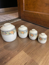 Mikasa Garden Harvest 4-Piece Canister Set