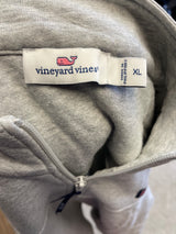 Vineyard Vines Women's Quarter Zip Heathered Gray (XL)