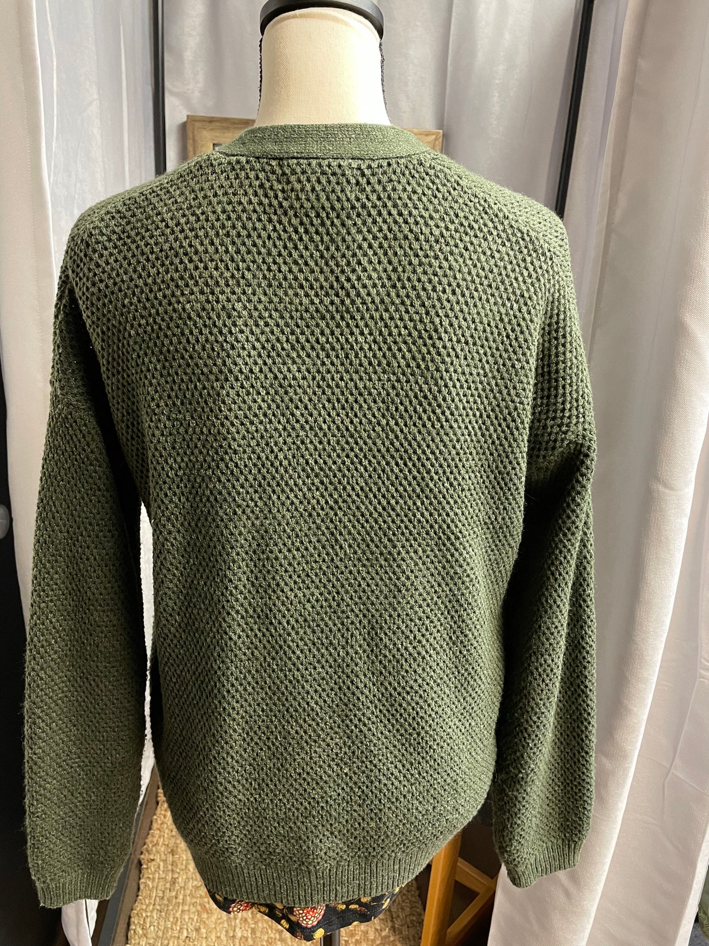 Universal Thread Olive Knit Cardigan (S)