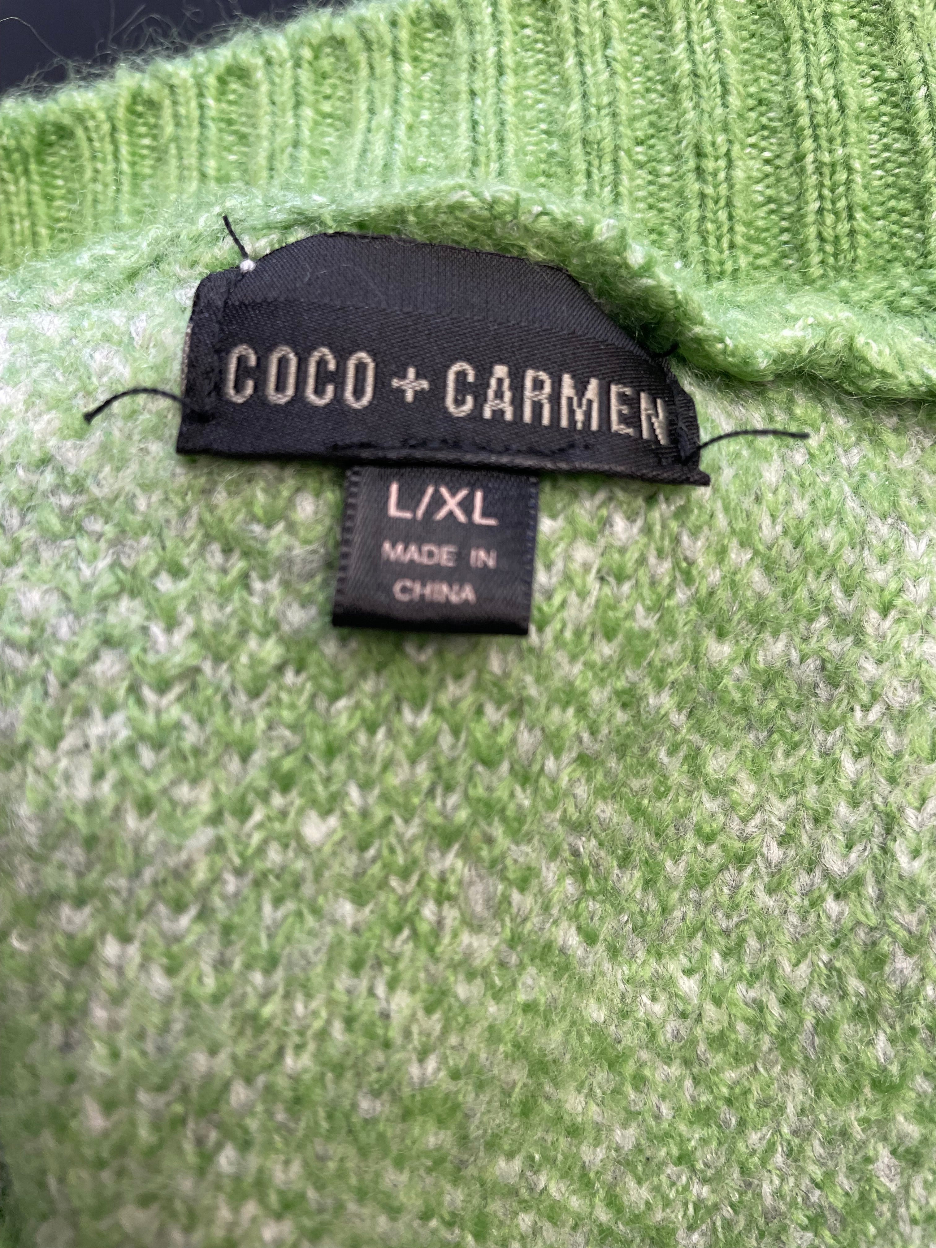 Coco + Carmen Argyle Women's Sweater (L/XL)
