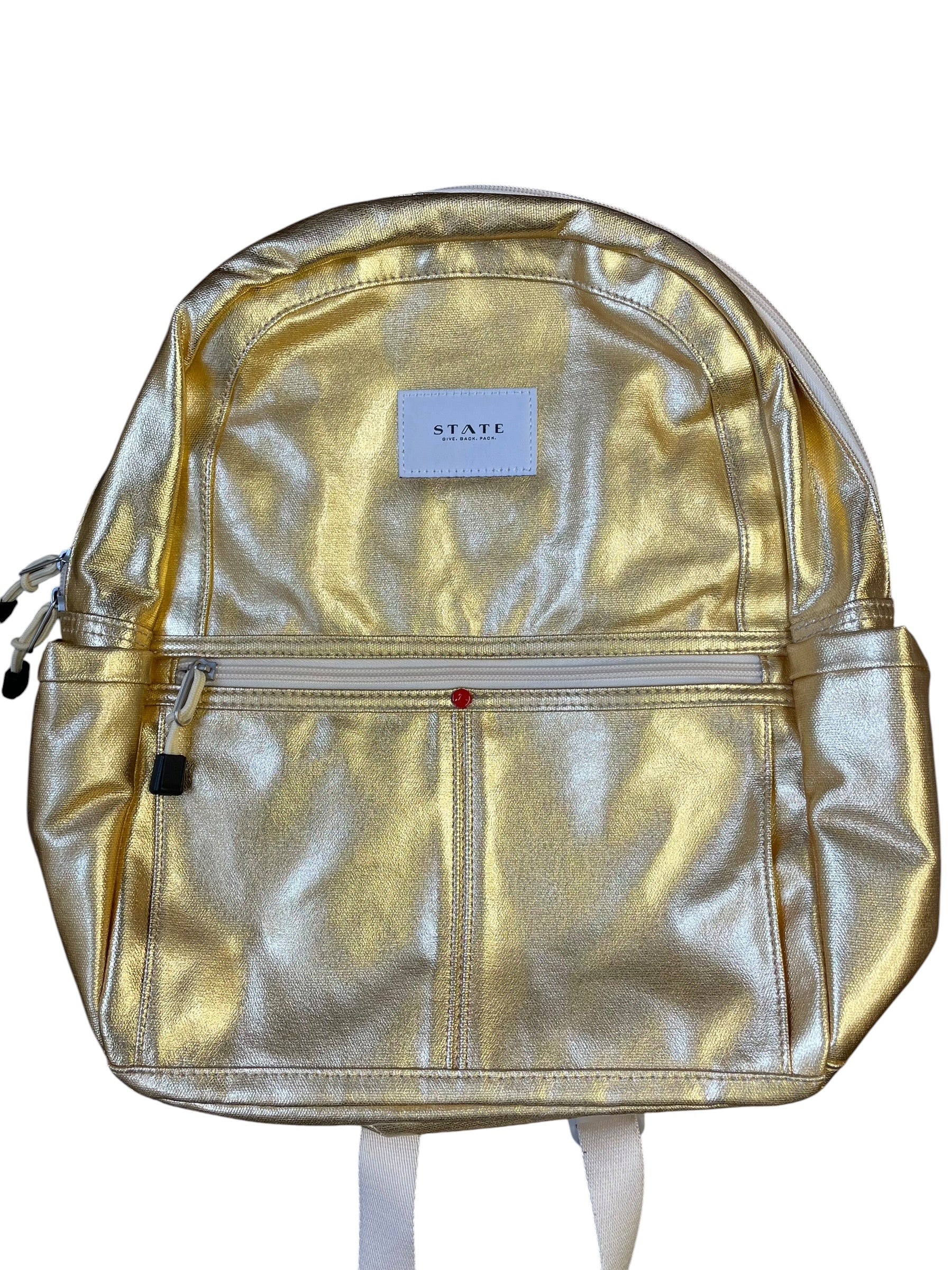 STATE Mini Kane Backpack in Gold