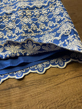 Loft NWT Embroidered Skirt with Scalloped Hem (12)