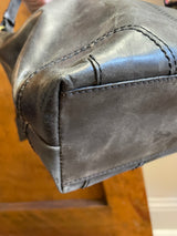 Born Floral Embossed Genuine Leather Shoulder Bag