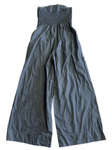 Band of the Free Los Angeles 100% Cotton Strapless Wide Leg Jumpsuit (M)