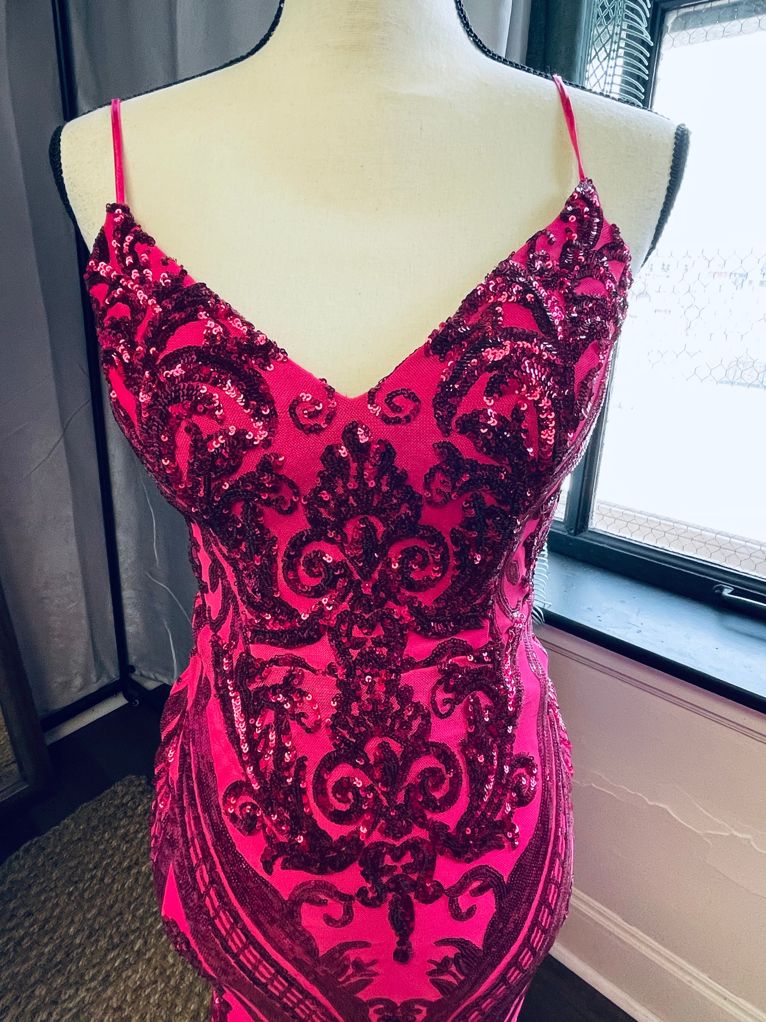 Windsor Pink Sequined Dress (XS)