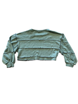 Lelis Cropped Long Sleeved Knit Top (S)
