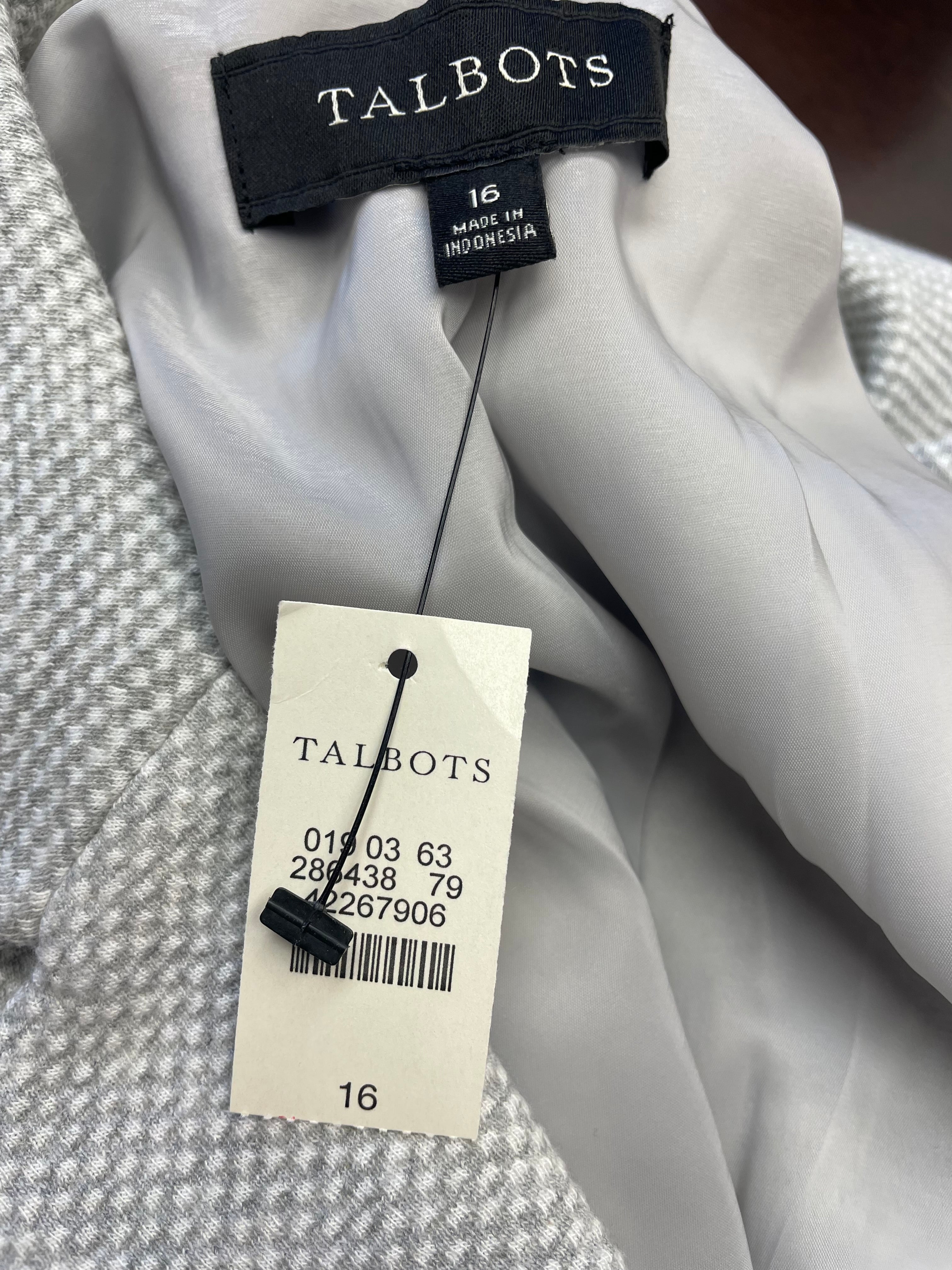 Talbots NWT Textured Women's Blazer (16)