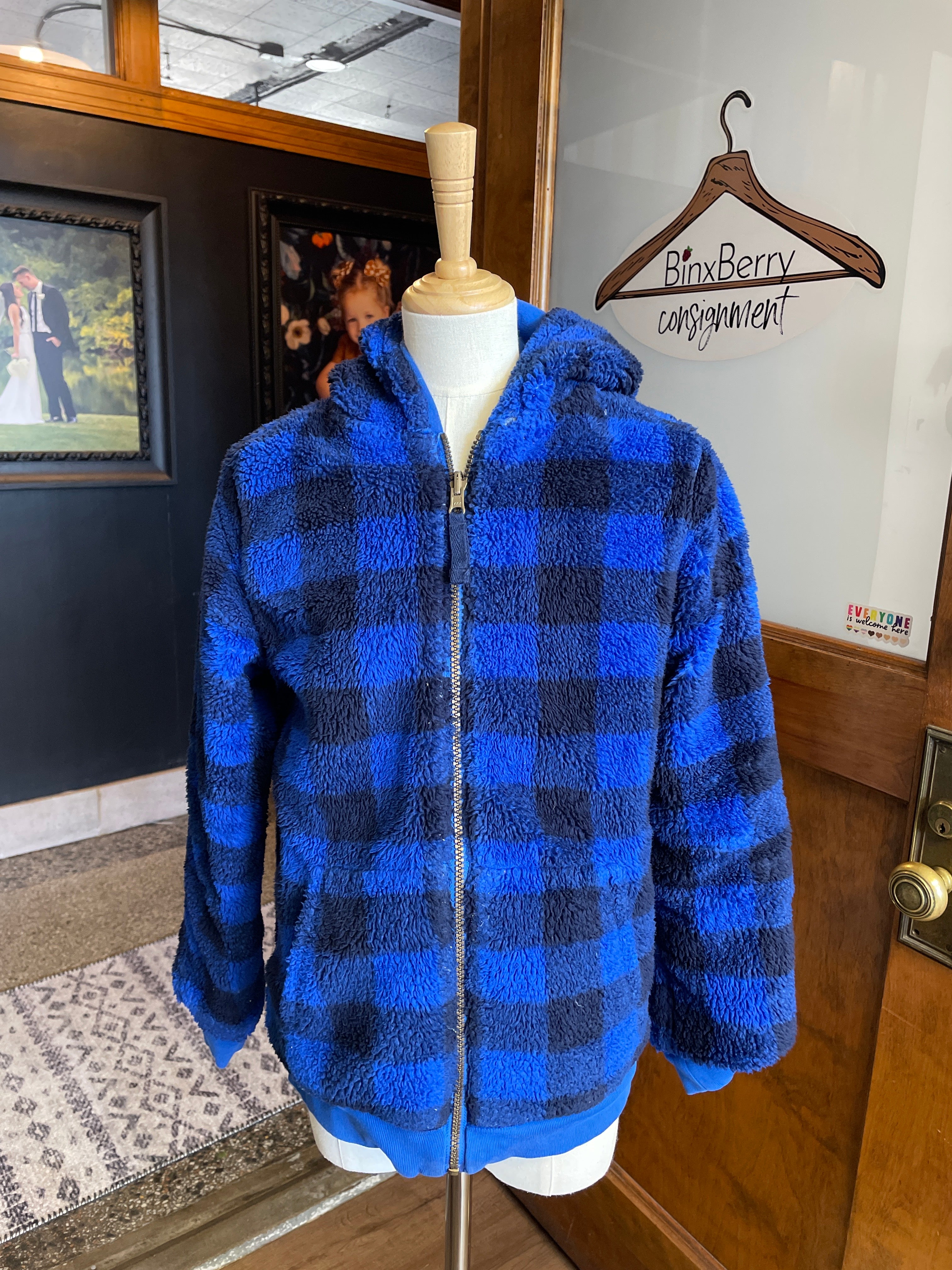 Land's End Reversible Boy's Hoodie (YL)