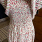 Japna Dark Pink Floral Sleeveless Jumpsuit (M)
