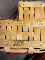 Longaberger Heart to Heart Stand & Little Love Sweetheart Baskets