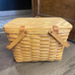 Longaberger 2000 Lidded Picnic Basket