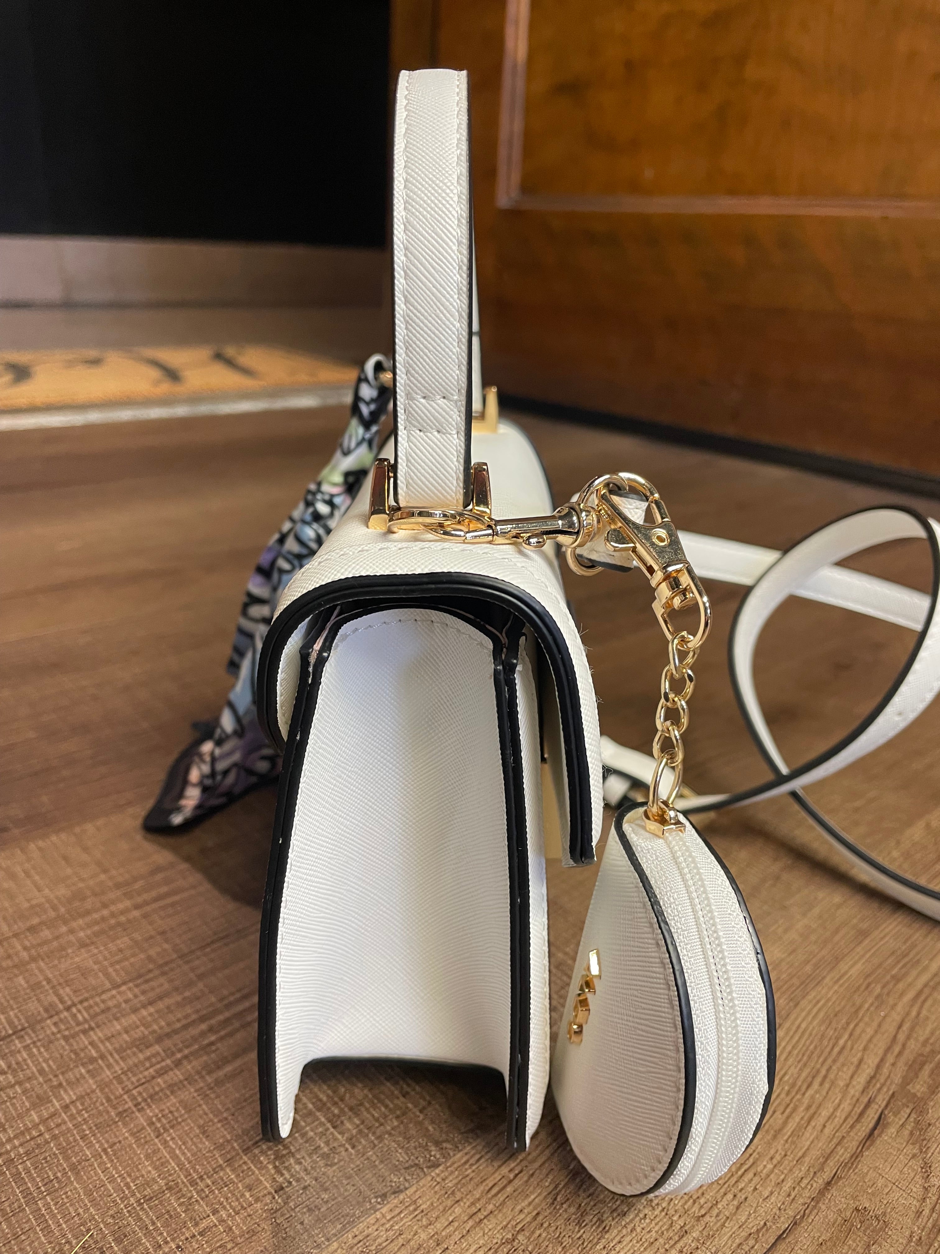 Aldo White Crossbody Handbag