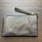 Dark Silver Clutch with Wallet