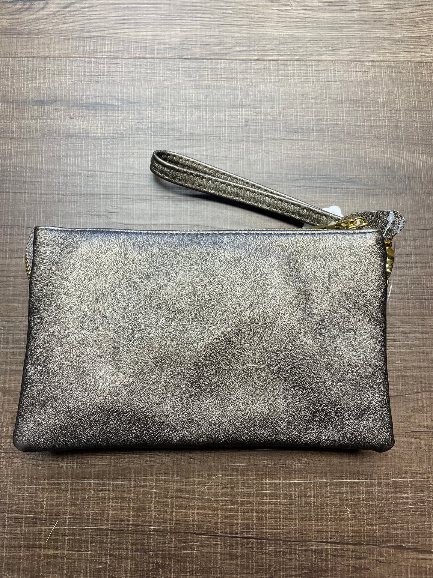 Dark Silver Clutch with Wallet