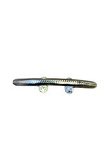 Kendra Scott Elton Silver Cuff Bracelet In Platinum Drusy Stones - BinxBerry Consignment