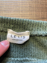 Lelis Cropped Long Sleeved Knit Top (S)