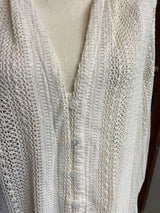 Women's Button-Down Sweater Top (XL)