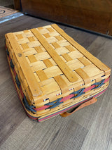 Longaberger Serving Basket w/All American Liner and Plastic Insert