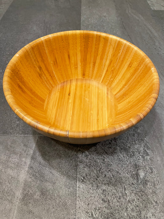 Pampered Chef Bamboo Medium Bowl 0610