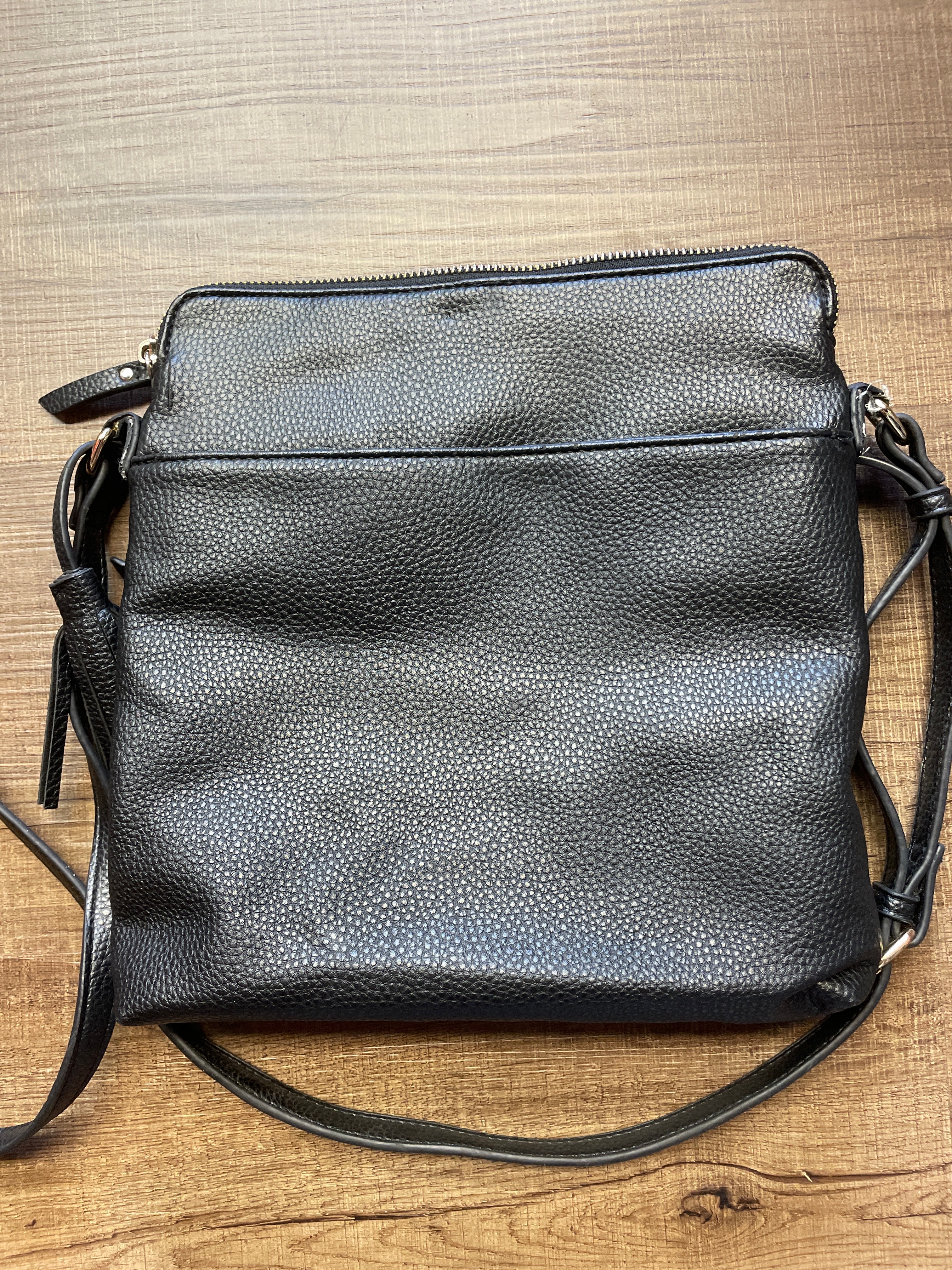 Anne Klein Pebbled Leather Crossbody