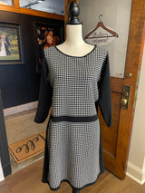 Ralph Lauren Chaps Houndstooth Knit Dress (XL)