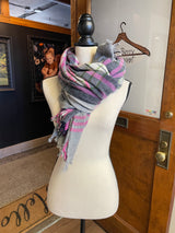 Talbots Wool Blend Shawl/Scarf Made in Italy (50x50)