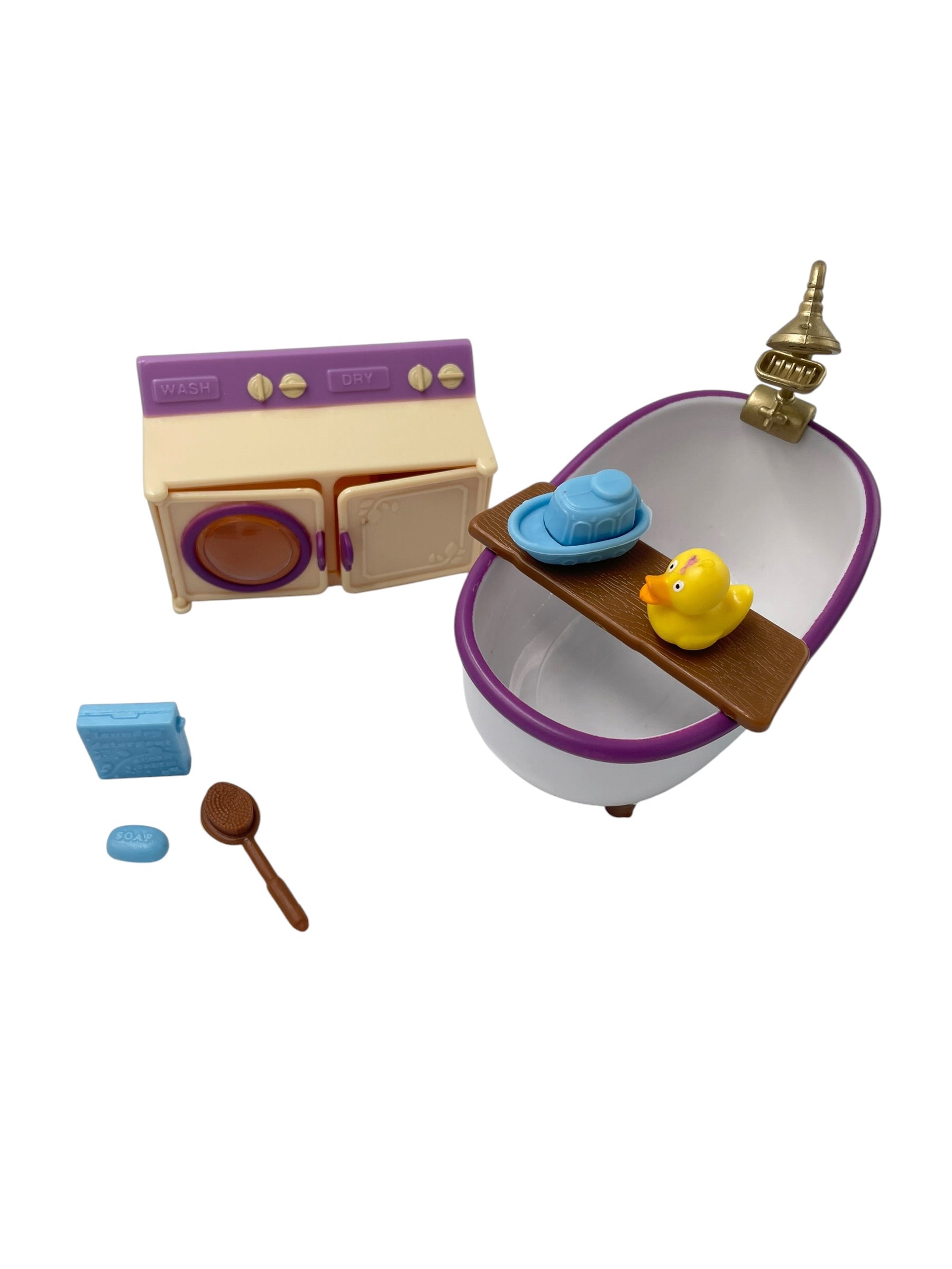 Li'l Woodzeez Bathroom & Laundry Playset 12pc - BinxBerry Consignment