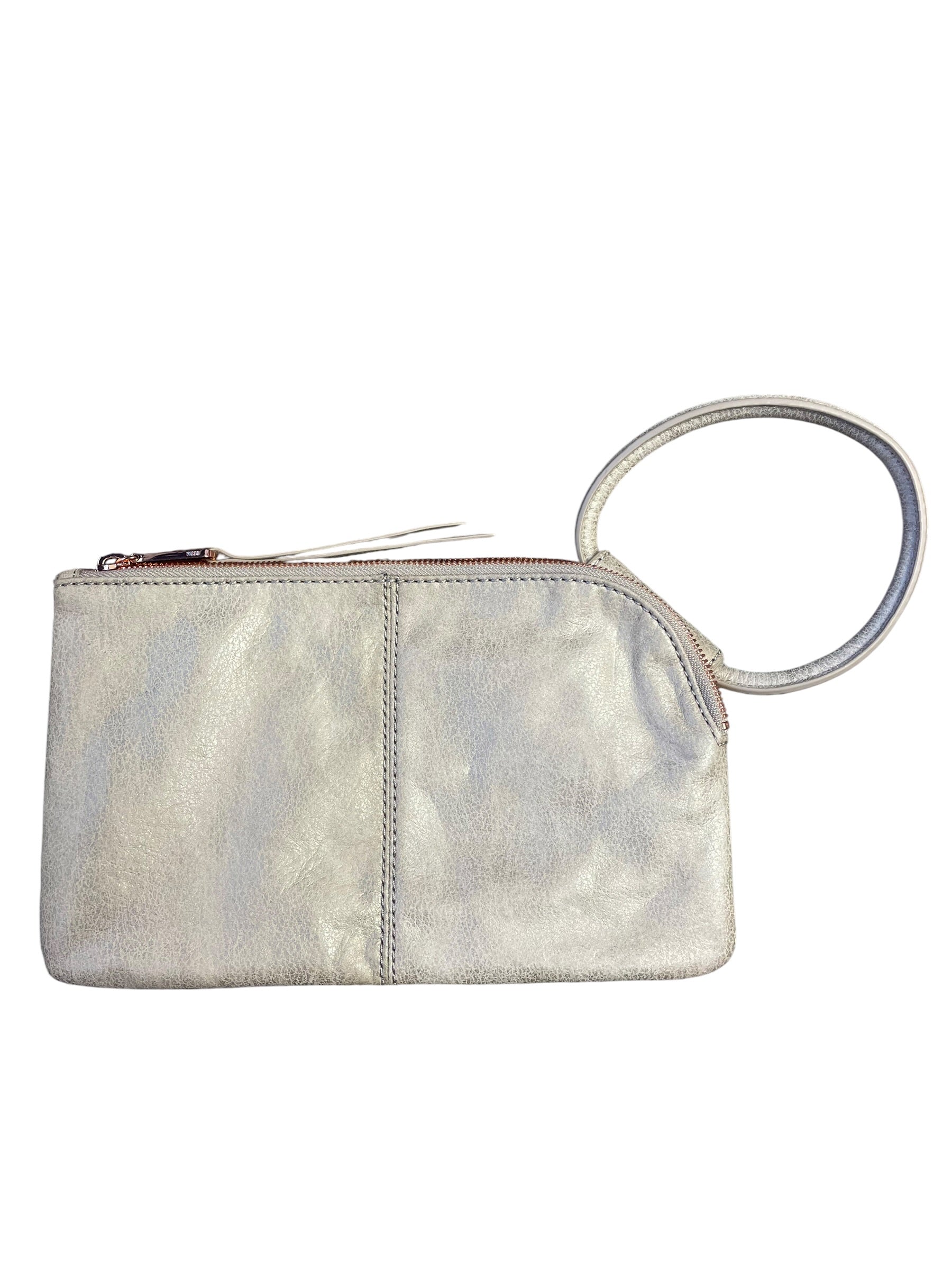 Hobo Sable Wristlet Clutch Rose Gold Studded