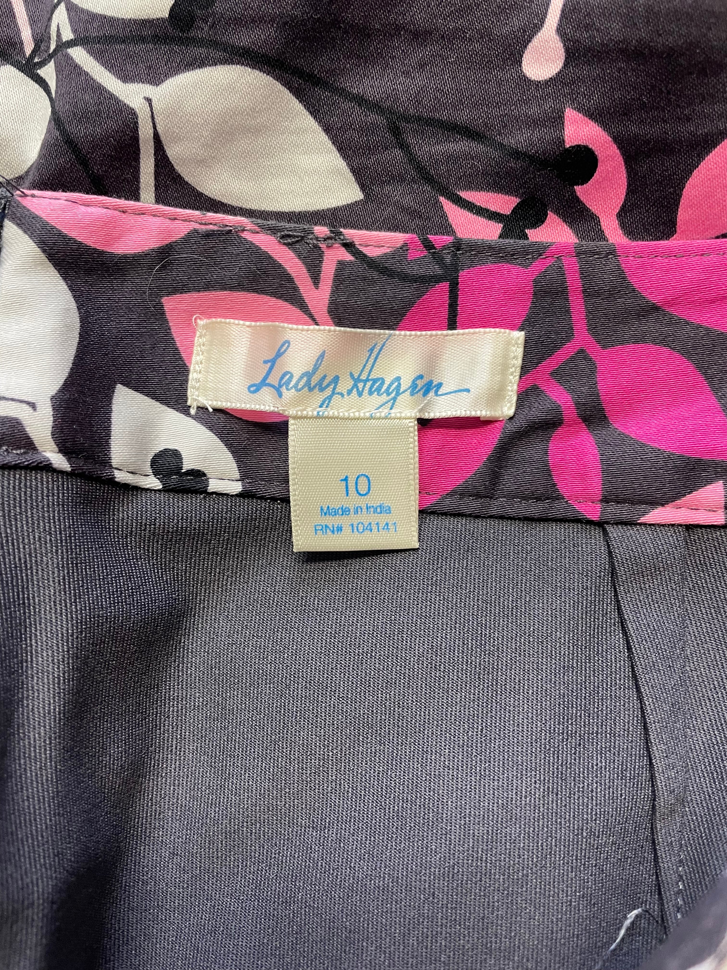 Lady Hagen Leaf Print Golf Skort (10) - BinxBerry Consignment