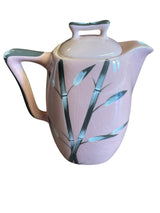 VTG California Pottery Weil Ware 1940s Bambu Pink Teapot
