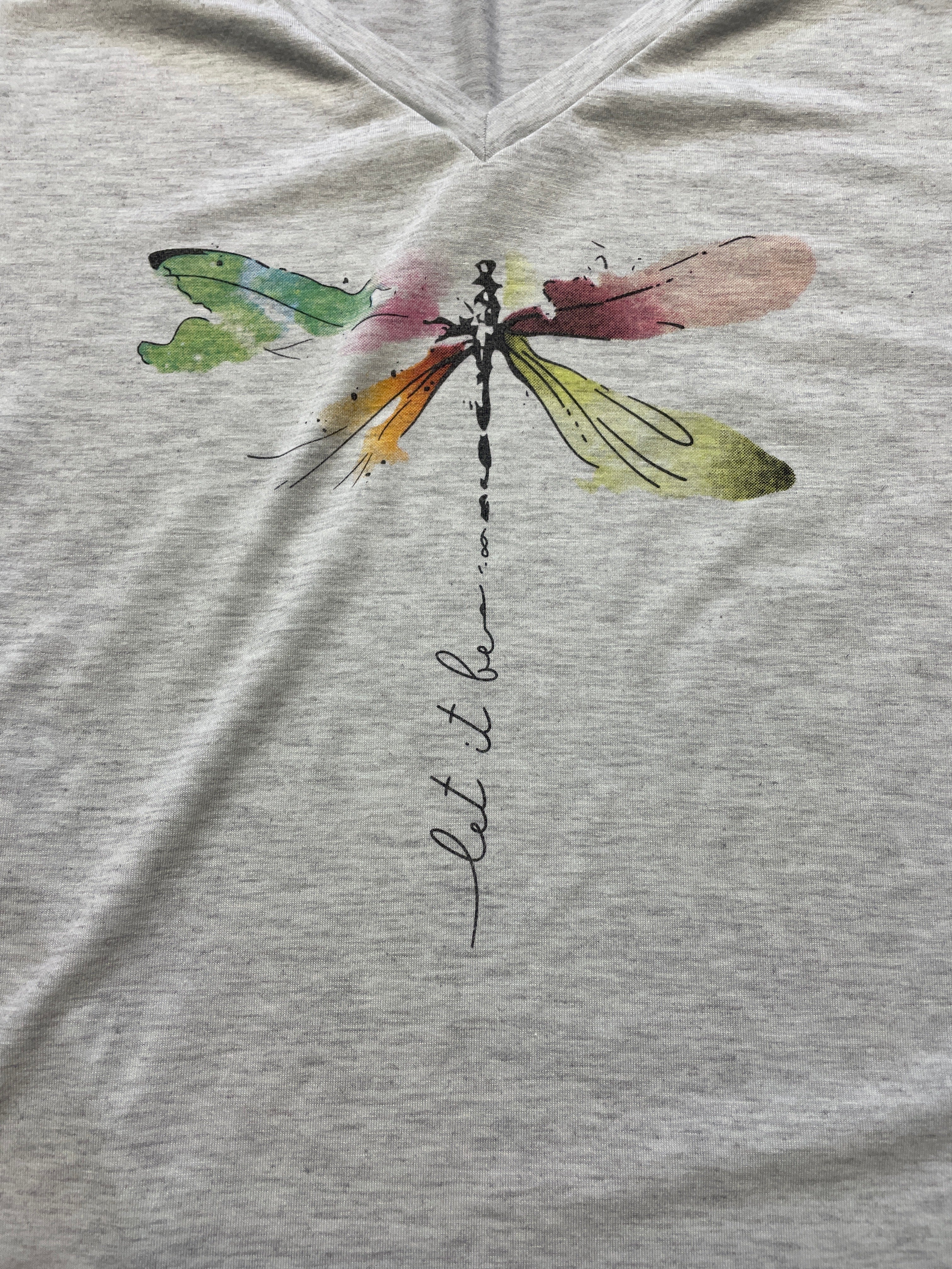 "Let it Go" Dragonfly Tee (L)